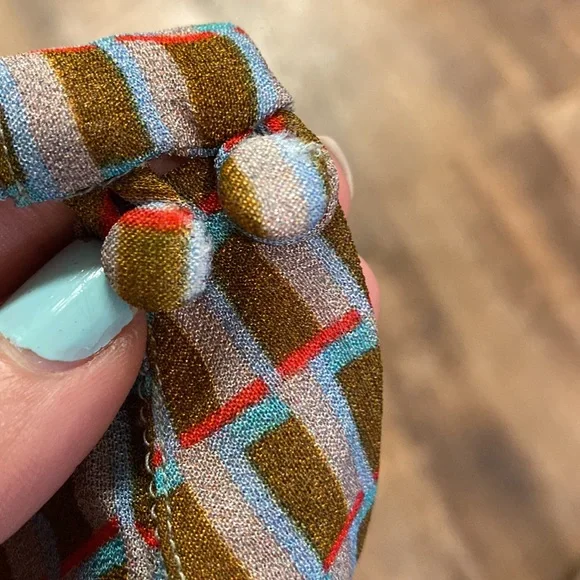 Anthropologie Conditions Apply Retro Peasant Blouse M - Picture 10 of 10